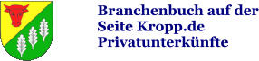 Branchenbuch auf derSeite Kropp.dePrivatunterkünfte